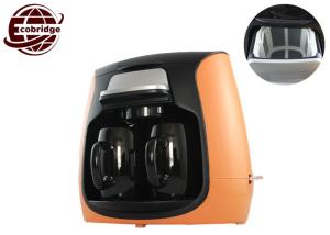 Quality 150ml Optional Mini Household 2-cups Electric Drip Coffee Maker With Ceramic Cups wholesale