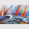 Buy cheap Thick Oil Handmade Edouard Scenery Painting / Canvas Knife Art Painting Old from wholesalers
