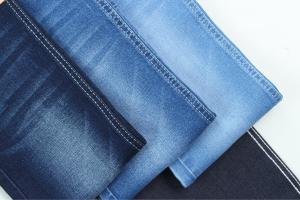 Quality 5000 Meters 9 Oz Warp Slub Denim Jeans Fabric Dark Blue wholesale