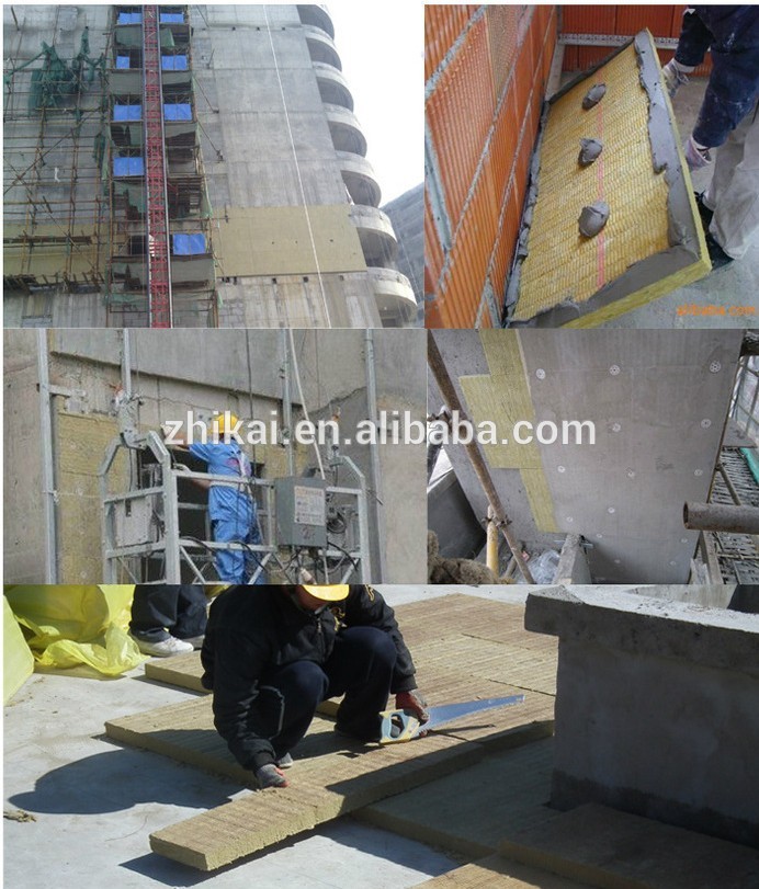 High Strength External Wall Insulation Rock Wool Plate