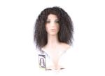 Soft Deep wave Human Hair Lace Front Wigs , 100% Virgin Unprocessed Half Lace