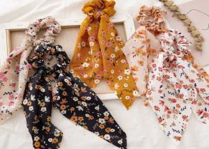Quality Korean flower fashion fresh hair band streamer hair bun accessories Japanese Korean ins sweet head OEM logo wholesale