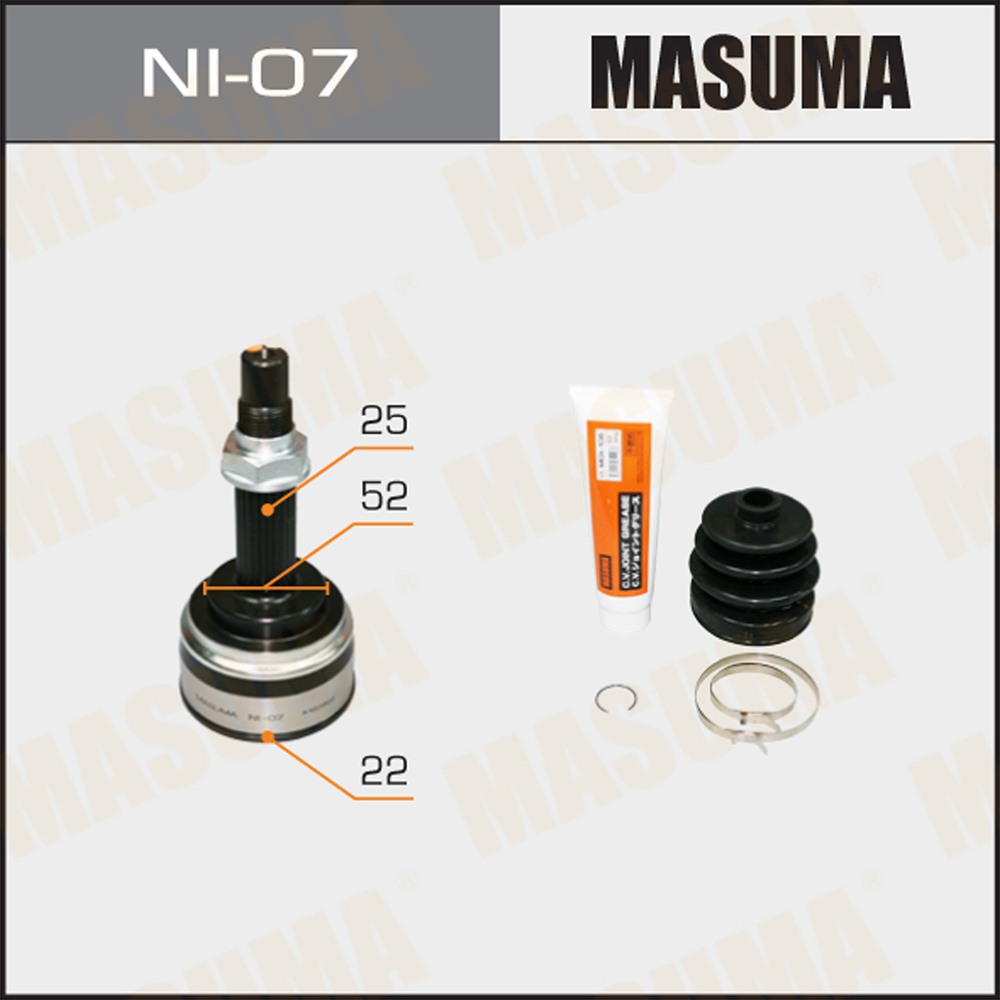 NI-07 MASUMA Auto Car Repair Transmission System for Nissan SUNNY II Coupe B12 39100-77A00