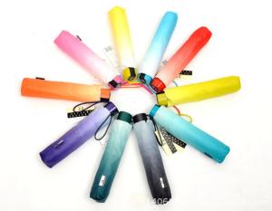 Quality Customized Compact 3 Folding Mini Windproof Rain Umbrella wholesale