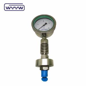 Quality high quality 100mm manufacturers of diaphragm seals pressure gauge wholesale