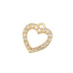 Micro Pave 18K Gold Pendant