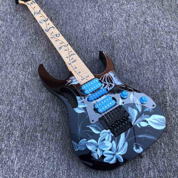 2019 High quality Electric Guitar Floyd rose Electric Guitar Hand painted guitar