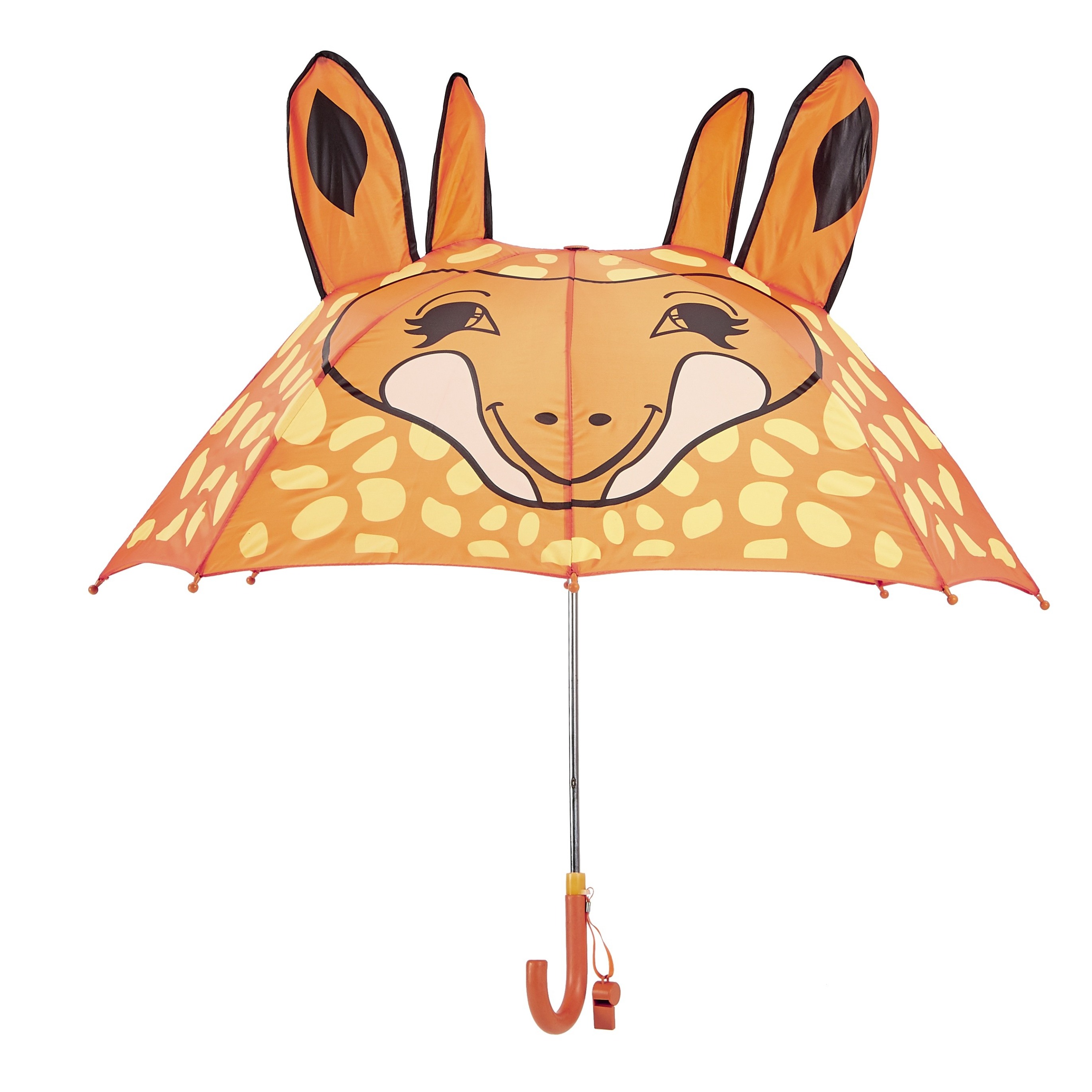18 Inches Compact Animals Kids Umbrella With Customized Print Easy To Carry