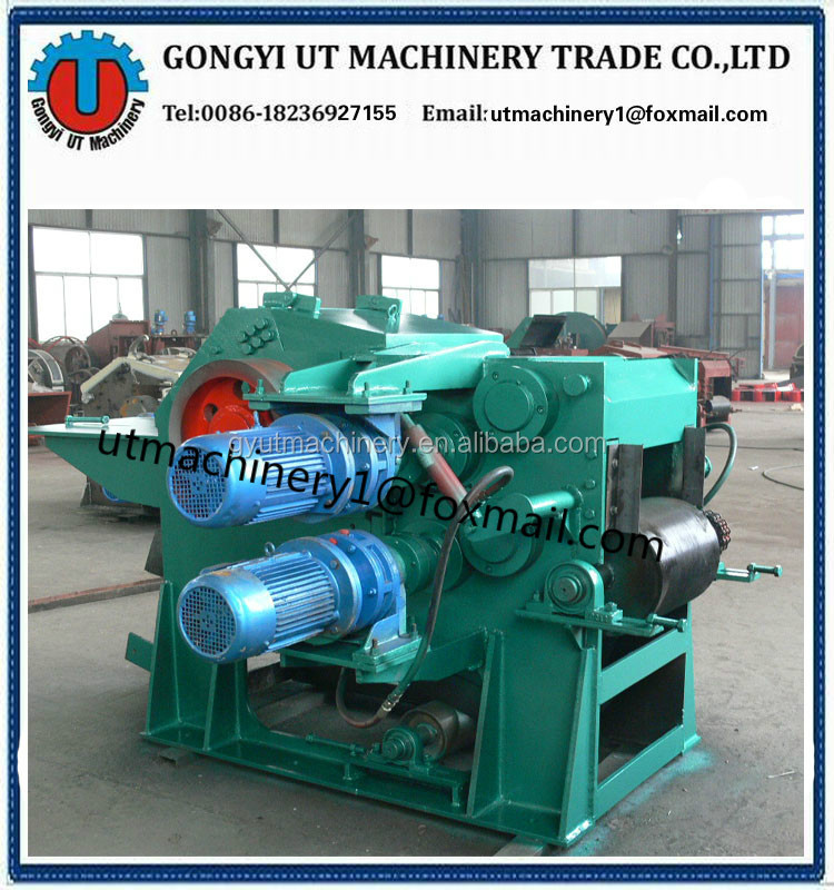 Forestry Machinery Mobile Wood Chipper Shredder Machine for Producing 3-5cm Wood Chips