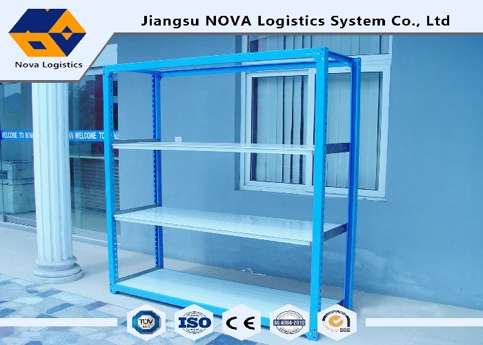 Customized Acid Washed Medium Duty Shelving Warehouse With Cold Rolled Steel