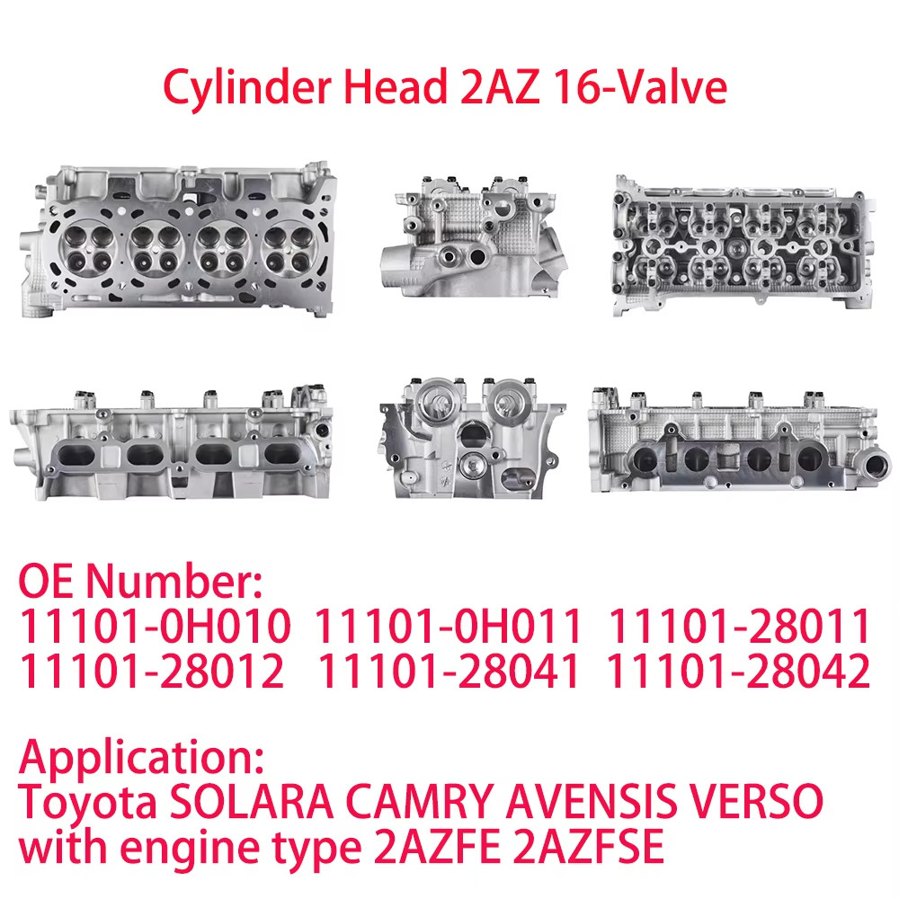 Auto Engine Parts Toyo-ta Hilux 2.4 Cylinder Heads 2002 Toyo-ta Cam-ry 2.4l Cylinder Head TOYO-TA ENGINE 2.4L 2GD Cylinder Heads