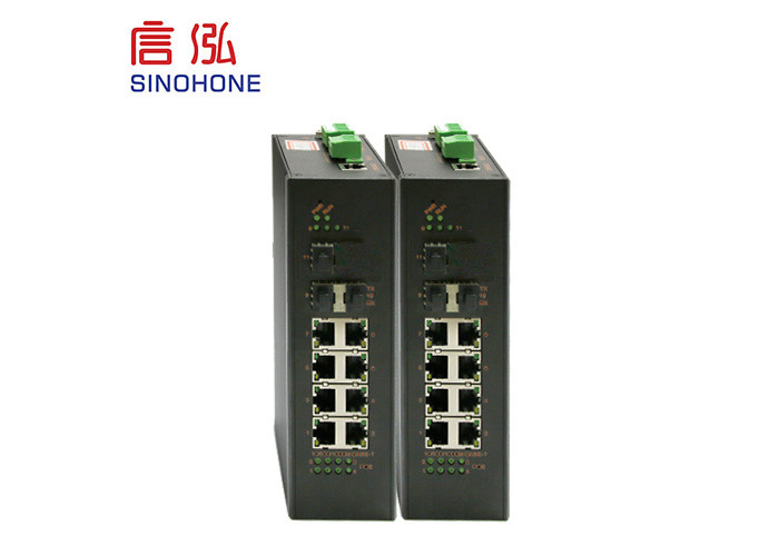 Ethernet Optical Hub Switch , Industrial Network Switch Support Port Based