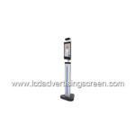 8 Inch Face Recognition Android Digital Signage Displays Human Body Temperature