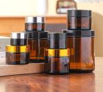 UV Electroplating Glass Cosmetic Bottle Leak Proof Skincare Packaging Bottles
