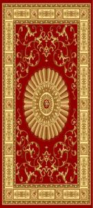 Quality 100 Polypropylene Red Wilton Carpet Jacquard Style Shaggy Pattern wholesale