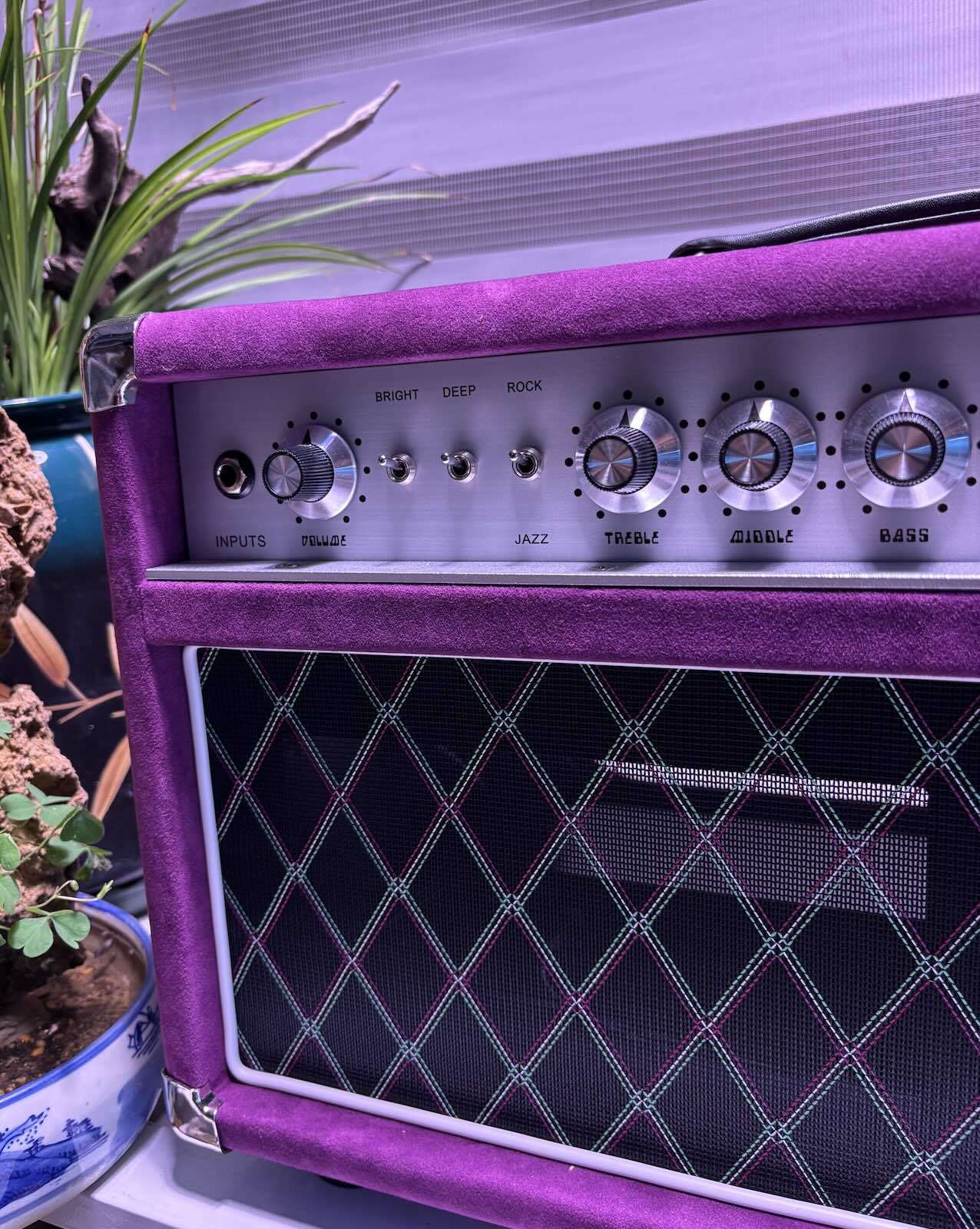 Custom Dumble CLONE Steel String Singer Head 20W 50W 100W with Suede Color, Grand Amplifier SSS Model