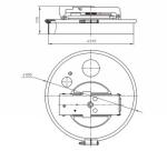 Tank Manlid Manhole Cover Tipper Truck Parts GETC801TA -500 Corrosive Resistance