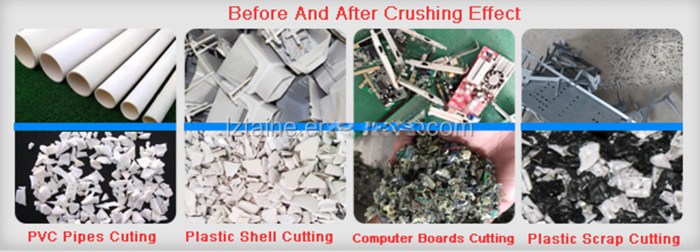 CE Plastic Crusher Machine Recycle For PP PE PET PVC PPR ABS