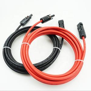 Quality IP68 IEC60502 PV Solar Cable 4mm2 6mm2 Male Female Solar Panel Connector wholesale
