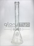 Ice Water 12 Inch Beaker 5mm Tobacco Glass Water Pipe Corrosion Resistant