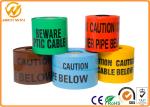 Reflective Danger Barricade Tape for Construction Site / Underground Detectable