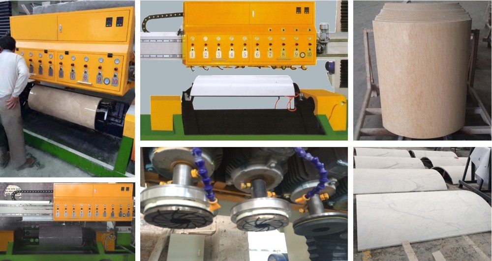 Stone Circular Arc Slab Polishing Machine