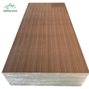 Quality Teak Veneer MRMDF | Horizontal Match | 18mm | LINGFENG wholesale