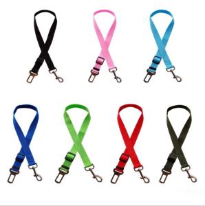 Quality Adjustable Nylon Pet Seat Belt Leash Small Medium Dog Car Harness Seat Belt wholesale
