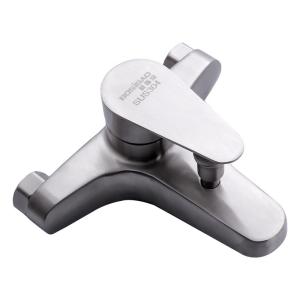 Quality Smooth Stainless Steel Bath Faucet Electroplating Hot And Cold Water Tap wholesale
