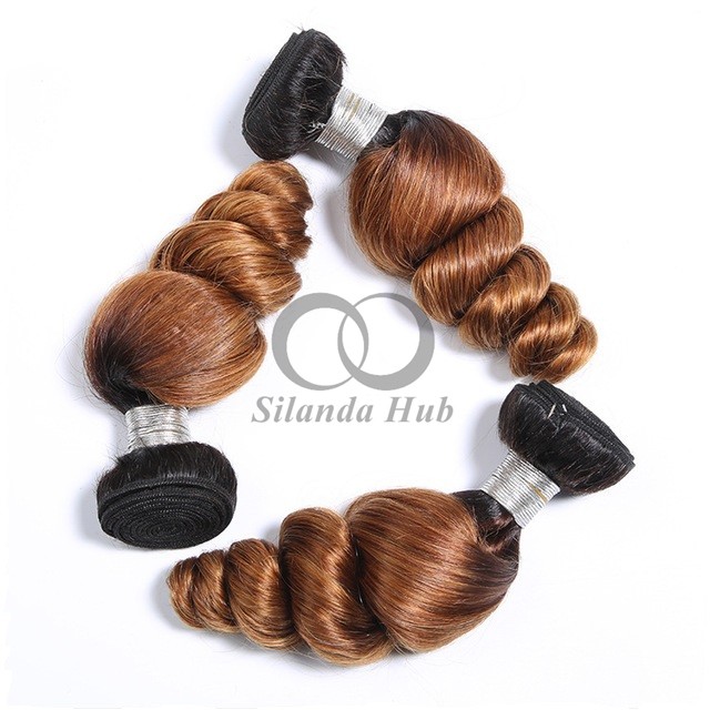 #T1B/30 Loose Wave Remy Human Hair Bundles Sew In Weave Bundles Brazilian Bundle Deals