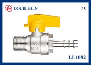Quality Male X Hose Connector PTFE Seal Brass Gas Valves wholesale