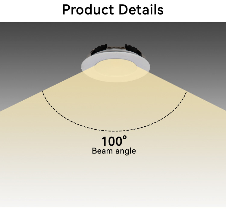 Tunable Recessed Under Cabinet Led Lighting 3W IP44 Ultra Thin Under Cabinet Light