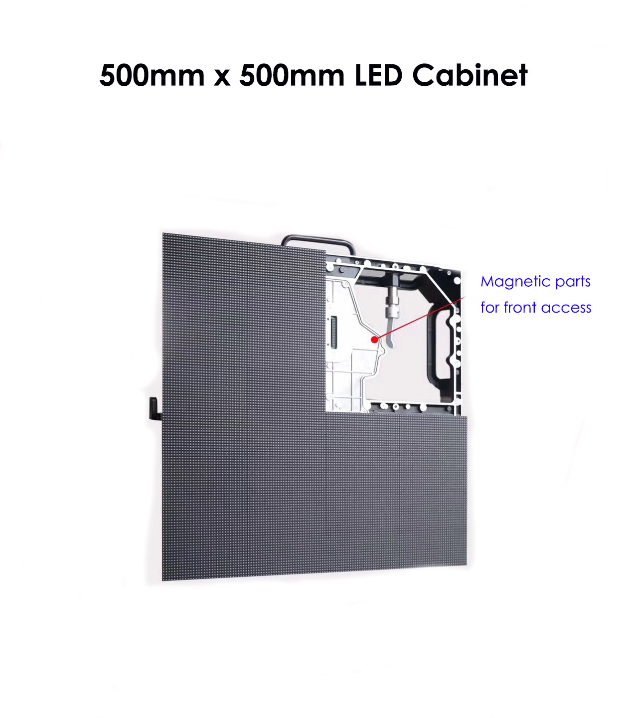 P3.91 Dot Matrix LED Display Module 64x64 Dots 250mm X 250mm 5V Input Full Color