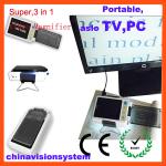 3 in 1 Portable Low Vision Electronic Magnifier