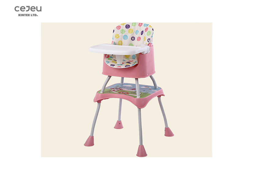 EN14988 PU Cover Foldable Feeding Chair For 6 Months