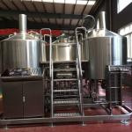 Turnkey Brewery Equipment 3 Vessel Brewhouse SS Brewing Equipment 20Bbl