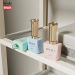12ml nail Gel Polish Square Bottle Empty Uv Gel Polish Glass Bottle with cap and