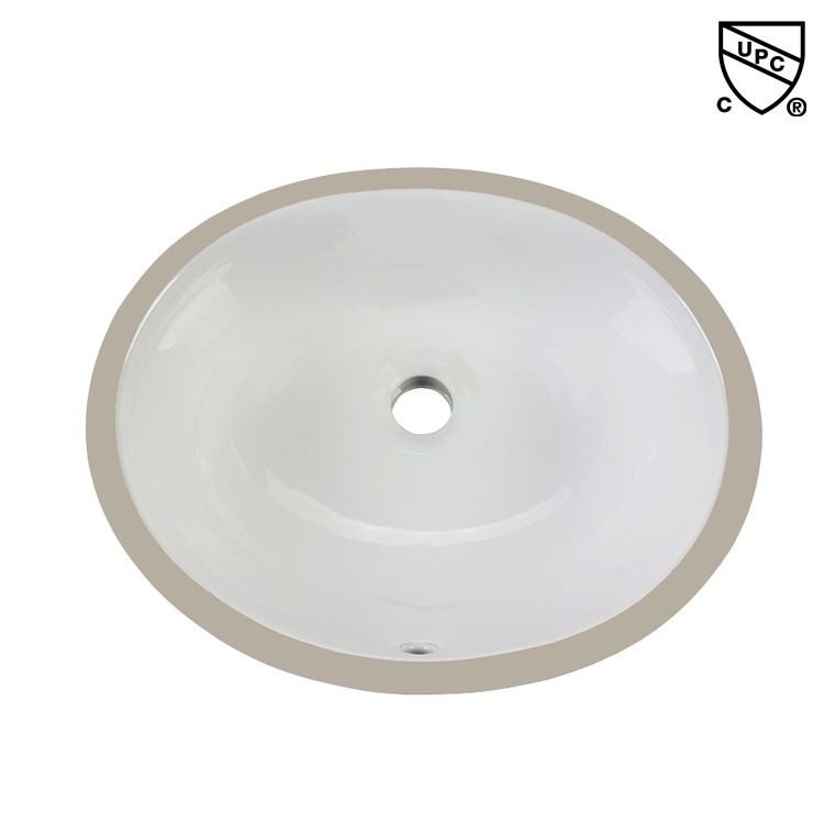16 Inch White Porcelain Undermount Bathroom Sink Undermount Vanity Basin Dining Table