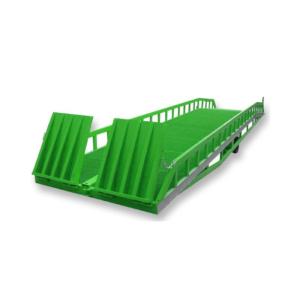 Quality Blue Hydraulic Container Loading Mobile Yard Ramp 6000Kg Loading Capacity wholesale