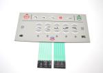 Moisture Proof LED Membrane Switch Embossed Tactile Keypad For Medical