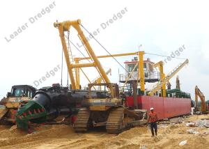 Quality Channel Excavation Rugged Sand Dredger Machine Hydraulic Control wholesale