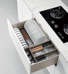 Quality Adjustable Stainless Steel Pull Out Basket For Kitchen Cabinets Spice Rack wholesale