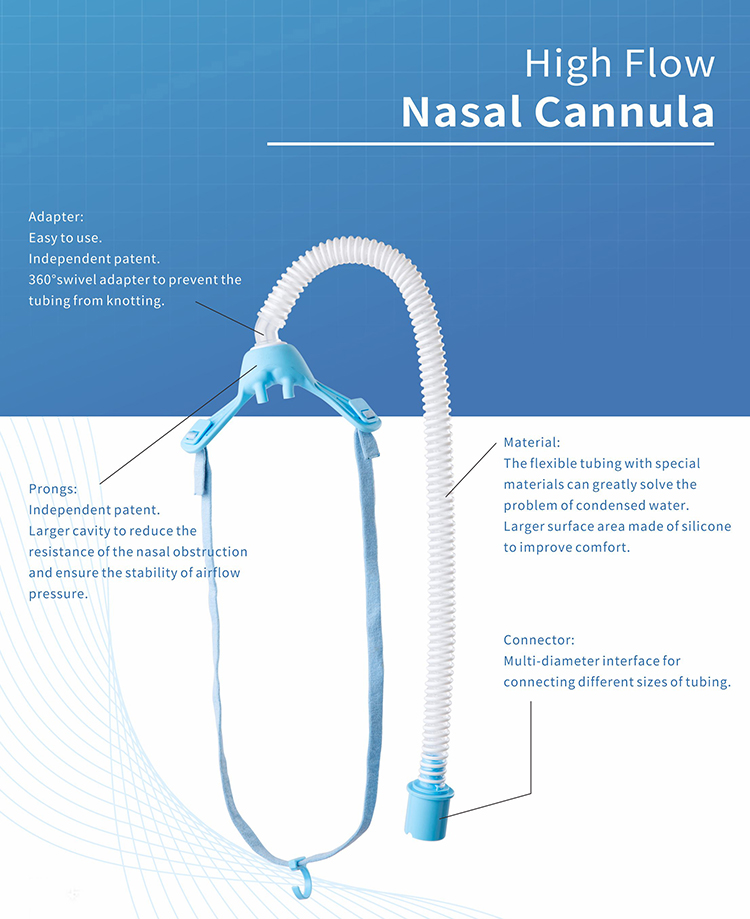 wholesale price medical adult neonatal use hfnc nasal cannula/ high flow nasal oxygen tube set