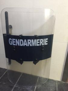 Quality Transparant Police Anti Riot Shield for Senegal GENDARMERIE wholesale