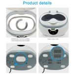 Digital 40KHz Household 600ml Ultrasonic Jelwery watches Dental Eyeware Cleaner
