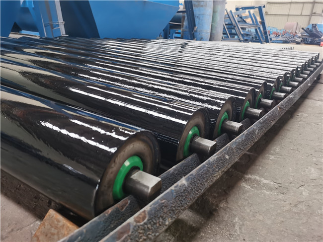 Mining / Cement / Machinery Belt CE Conveyor Steel Roller OD30MM