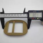 80.1*55.5mm Brown Plastic Buckle Clip Replacement For Backpacks