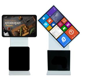 Quality 43&quot; 1920x1080 Lcd Wifi 4G Rotating Advertising Kiosk wholesale