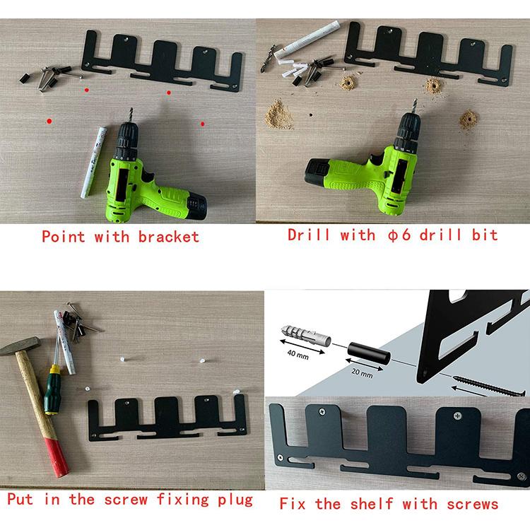 Organize Your Garage with Easy Access Power Tool Storage Wall Display Hook Holder