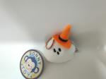 Halloween White Ghost Backpack Hanging Cute Doll Keychain